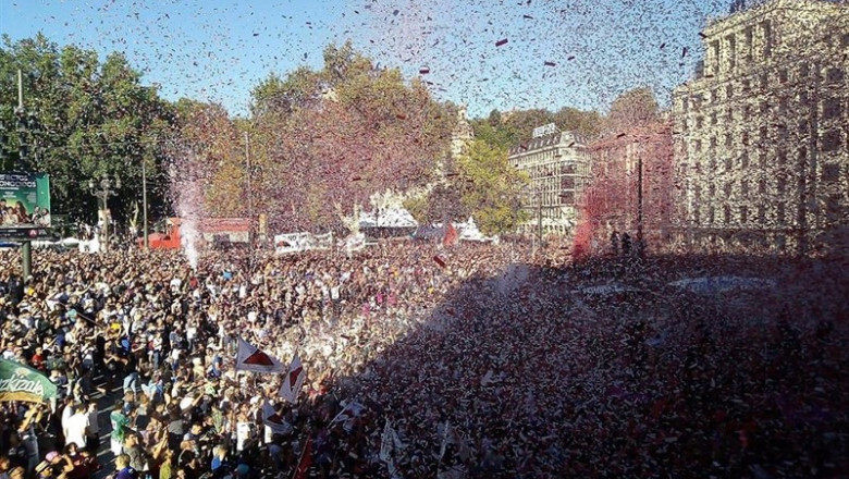 Bilbao inicia su Aste Nagusia 2019 tras la lectura del pregón y el txupinazo | EUROPA PRESS ep bilbao iniciaaste nagusia 2019la lecturapregontxupinazo