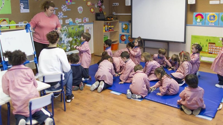 Colegio, aula, primaria, infantil, clase, niño, niña, niños, jugando, jugar | EUROPA PRESS - Archivo ep colegio aula primaria infantil clase nino nina ninos jugando jugar 20190411132317