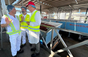 ep el delegado del gobierno en extremadura jose luis quintana visita la planta de conesa en