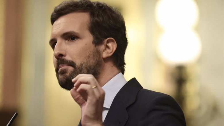 El líder del PP, Pablo Casado, interviene en una sesión plenaria en el Congreso | Eduardo Parra - Europa Press ep el lider del pp pablo casado interviene en una sesion plenaria en el congreso