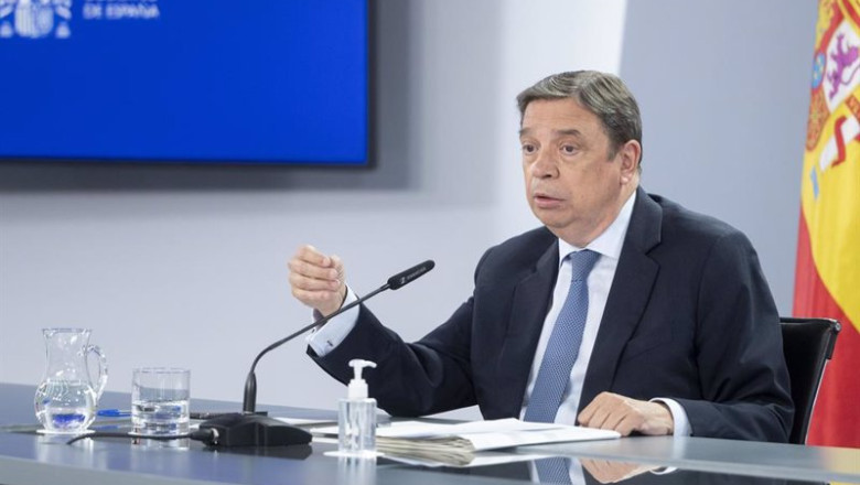 El ministro de Agricultura, Pesca y Alimentación, Luis Planas,este martes en Moncloa al término del Consejo de Ministros. | Alberto Ortega - Europa Press ep el ministro de agricultura pesca y alimentacion luis planaseste martes en moncloa al termino del