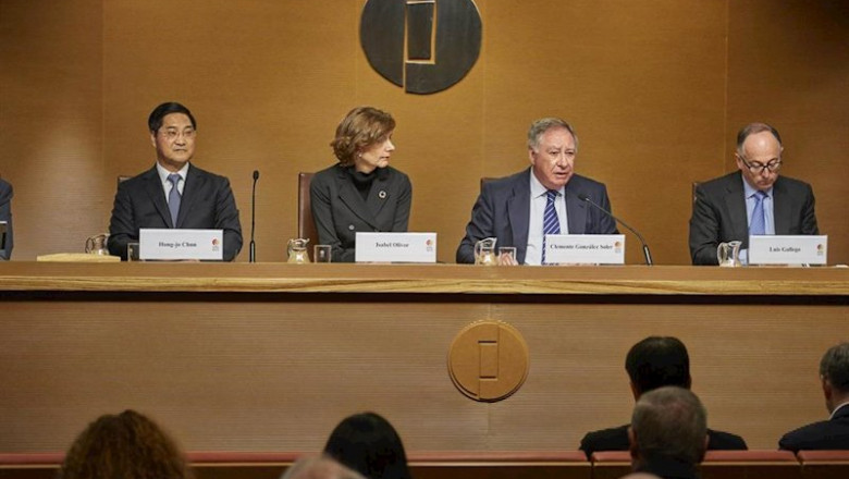 ep el presidente del comite organizador de fitur y presidente ejecutivo de iberia luis gallego en