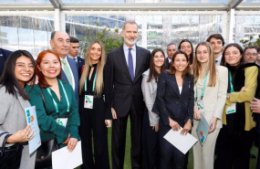 ep el rey felipe vi entrega las becas de formacion de iberdrola para el desarrollo del empleo verde