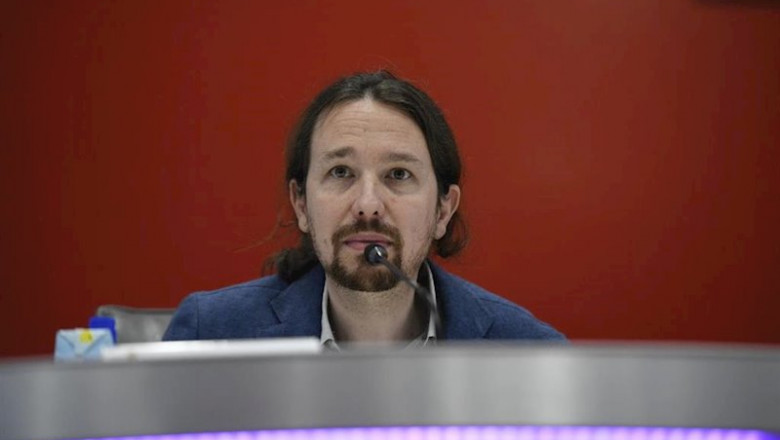 ep el vicepresidente segundo y ministro de derechos sociales y agenda 2030 pablo iglesias durante su