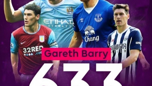 ep gareth barry record partidos premier