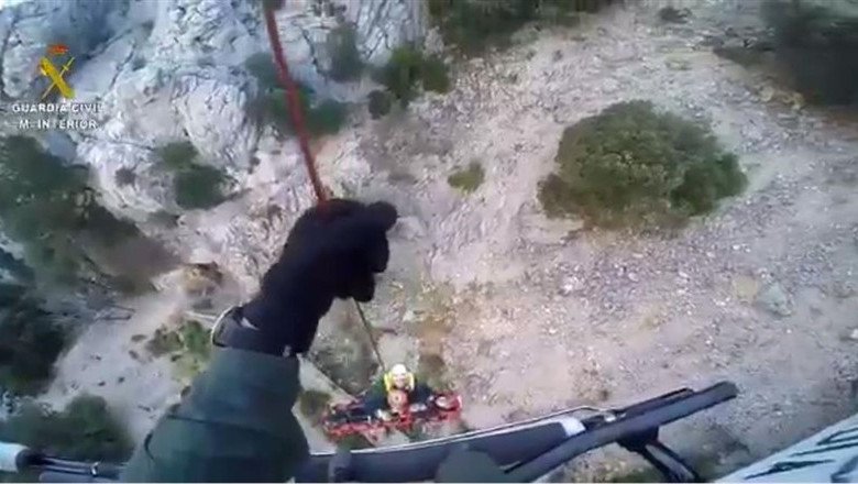 Imagen de archivo de un rescate del GREIM en Mallorca | GUARDIA CIVIL - Archivo ep imagenarchivoun rescategreimmallorca