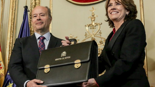 ep juan carlos campo toma posesion de su cargo como ministro de justicia para el gobierno de