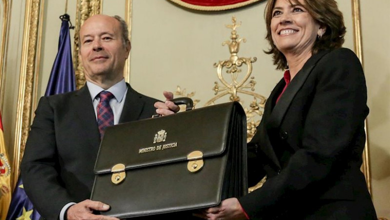 ep juan carlos campo toma posesion de su cargo como ministro de justicia para el gobierno de