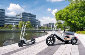 ep la bicicleta electrificada dynamic cargo y el scooter electrico clever commute los prototipos de