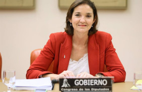 ep la ministra de industria comercio y turismo reyes maroto a 19 de mayo de 2022 en madrid espana