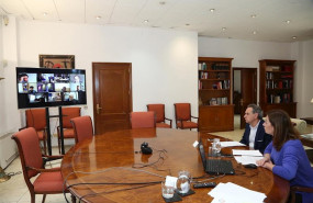 ep la presidenta del govern francina armengol se reune por videoconferencia con los responsables de