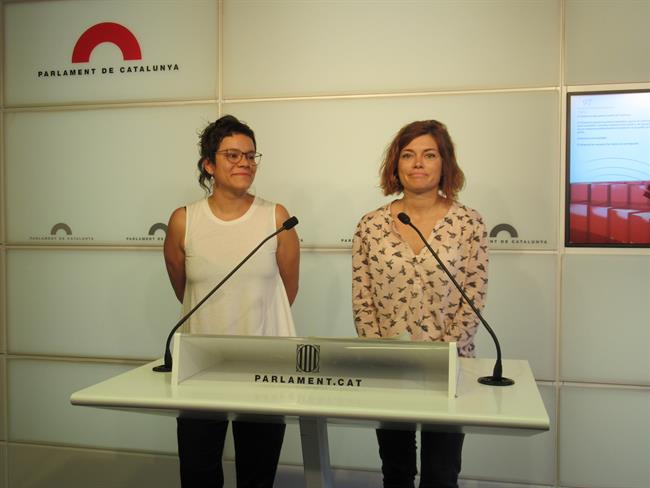 Las diputadas Natàlia Sànchez (CUP) y Elisenda Alamany (CatECP) | EUROPA PRESS ep las diputadas natlia snchez cup y elisenda alamany catecp