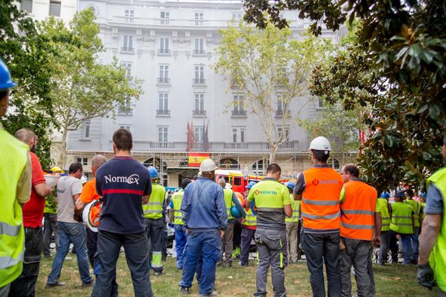 ep se derrumbaandamiohotel ritz