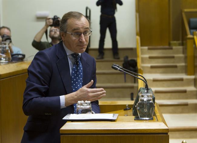 Alfonso Alonso, presidente del PP vasco, en el Parlamento | PARLAMENTO VASCO ep alfonso alonso presidentepp vasco enparlamento