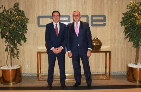 ep antonio garamendi presidente de ceoe y jose aljaro consejero delegado de abertis