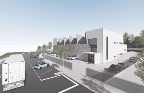 ep archivo   boceto de la nueva fabrica de sparc en vigo