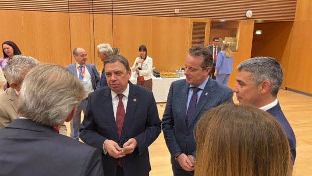 ep archivo   el ministro de agricultura luis planas junto al consejero asturiano de medio rural