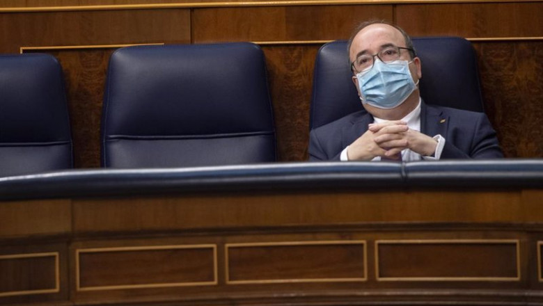 ep archivo   el ministro de politica territorial y funcion publica miquel iceta en una sesion de