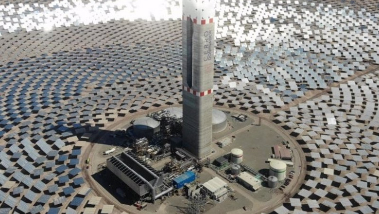 ep archivo planta termosolar de cerro dominador chile construida por abengoa y acciona ep archivo planta termosolar de cerro dominador chile construida por abengoa y acciona