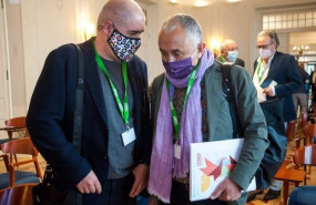 ep archivo   unai sordo y pepe alvarez secretarios generales de ccoo y ugt en una imagen de archivo