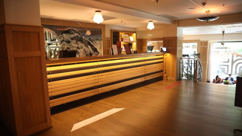 ep archivo   vestibulo del hotel nh collection suecia en la calle marques de casa riera