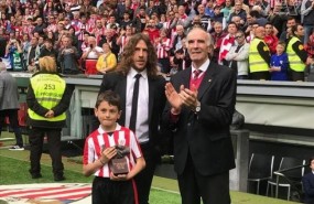 ep carles puyol jose angel iribar athletic premio one club man