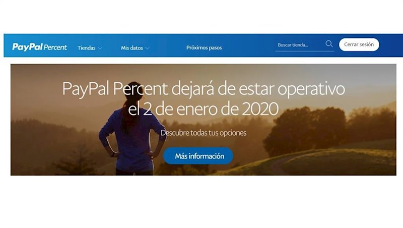 ep cierra la plataforma paypal percent