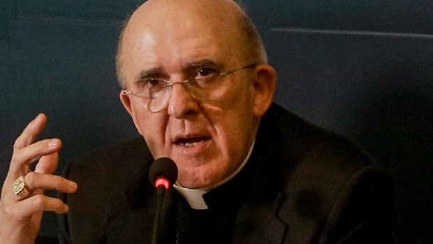 ep el cardenal arzobispo de madrid carlos osoro durante la presentacion del encuentro internacional