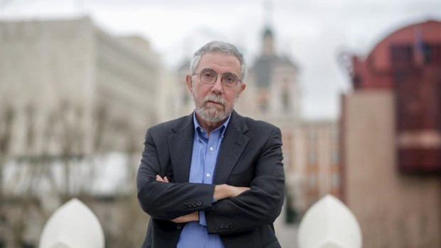 ep el economista estadounidense paul krugman posa tras su entrevista con europa press en la
