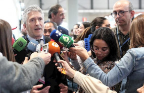ep el ministro de interior en funciones fernando grande-marlaska ofrece declariones a los medios de