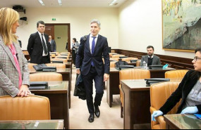 ep el ministro del interior fernando grande-marlaska a su llegada al congreso para dar cuenta de la