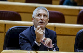ep el ministro del interior fernando grande-marlaska momentos antes del inicio del pleno en el