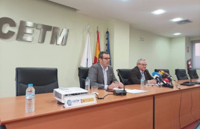 ep el presidente de la cetm ovidio de la roza a la derecha en una rueda de prensa