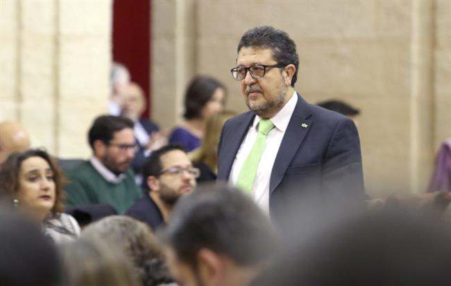 Francisco Serrano (Vox) en el Pleno del Parlamento andaluz | Carlos Márquez - Europa Press ep francisco serrano vox enplenoparlamento andaluz