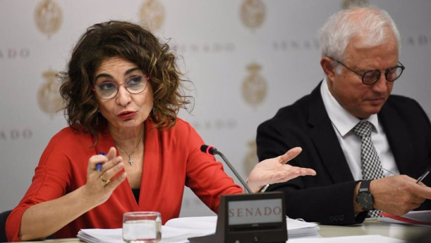 ep i d la vicepresidenta primera del gobierno y ministra de hacienda maria jesus montero y el