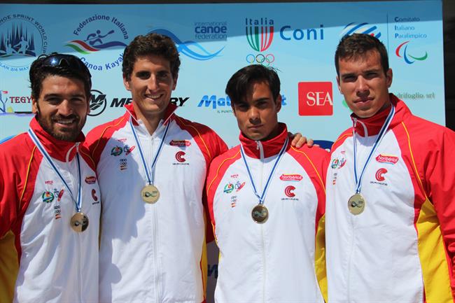 Javier Hernanz, Rodrigo Germade y Óscar Carrera y del vasco Íñigo Peña | QUICKCOM-PRENSA RFEP - Archivo ep javier hernanz rodrigo germade y oscar carreradel vasco inigo pena