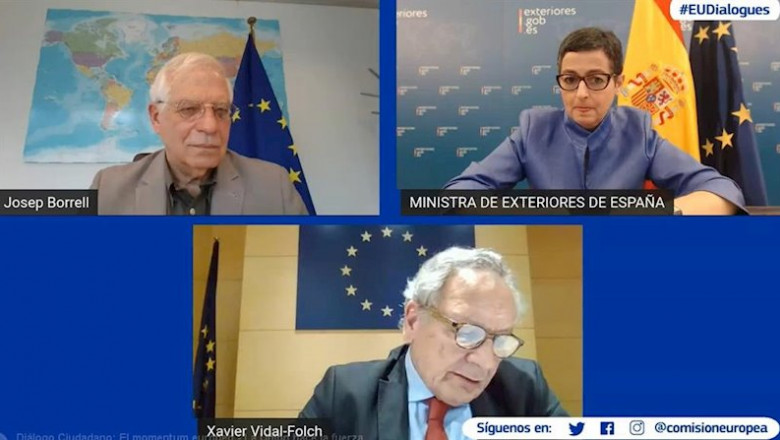 Josep Borrell y Arancha González Laya | COMISIÓN EUROPEA ep josep borrell y arancha gonzalez laya