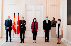 ep la presidenta de la comunidad de madrid isabel diaz ayuso ha asistido hoy a la toma de posesion