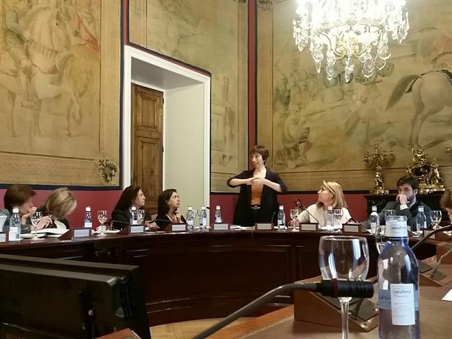 La presidenta de la CNSE, Concha Díaz, interviene en el Senado | CNSE ep la presidentala cnse concha diaz intervienesenado