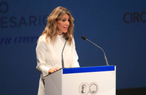 ep la vicepresidenta segunda del gobierno y ministra de trabajo yolanda diaz este viernes en almeria
