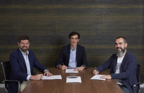 ep los co consejeros delegados de orbyn ramon ferraz y francisco mariscal y el director de