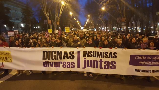 Manifestación con motivo del Día de la Mujer en Madrid | EUROPA PRESS - Archivo ep manifestacionmotivodiala mujermadrid