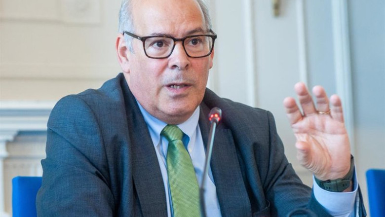 Mario Ruíz-Tagle, consejero delegado de Iberdrola España, durante su intervención en el curso de economía organizado por la APIE en la Universidad Menéndez Pelayo de Santander, a 23 de junio de 2026. | APIE ep mario ruiz tagle consejero delegado de iberdrola espana durante su intervencion en el curso de
