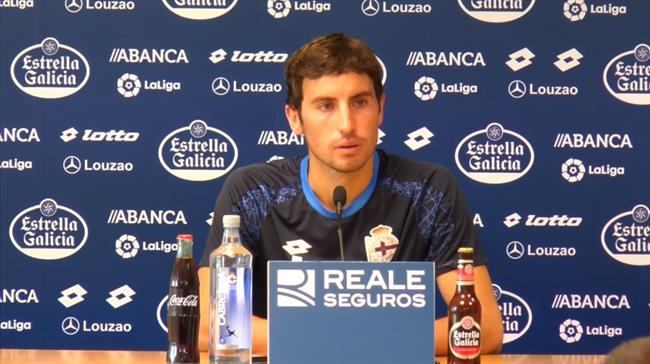 Pedro Mosquera en la sala de prensa de Abegondo | RC DEPORTIVO ep pedro mosquerala salaprensaabegondo