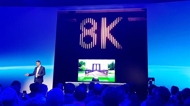 Presentación de televisores Samsung 8K en IFA 2018 | EUROPA PRESS ep presentaciontelevisores samsung 8kifa 2018