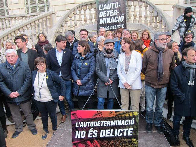 Representantes de la ANC, Òmnium y los partidos soberanistas que apoyan las movi | EUROPA PRESS ep representantesla anc mniumlos partidos soberanistasapoyanmovi