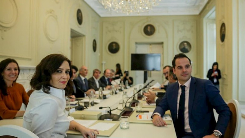 Reunión del Consejo de Gobierno extraordinario para abordar la situación del coronavirus en la región del 9 de marzo. Archivo. | Ricardo Rubio - Europa Press ep reunion del consejo de gobierno extraordinario para abordar la situacion del coronavirus en la