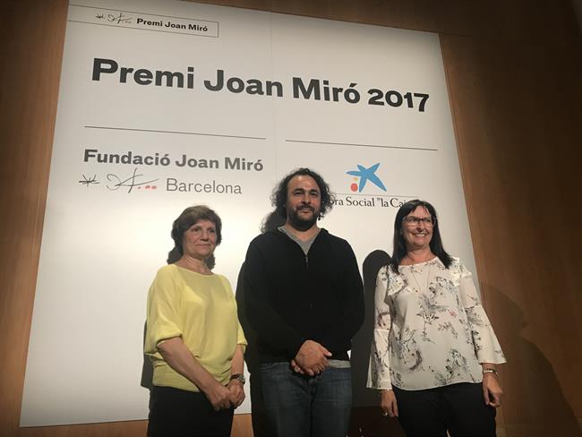 Rosa Maria Malet (F.Miró), artista Kader Attia y Elisa Durán (Fund.La Caixa) | EUROPA PRESS ep rosa maria malet fmiro artista kader attiaelisa duran fundla caixa
