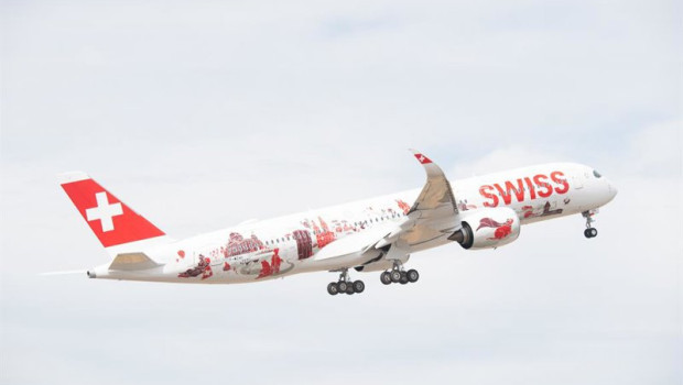 ep swiss recibe su primer airbus a350 900 que estrenara la nueva cabina y reducira un 25 las