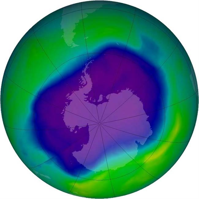 Agujero en la capa de ozono sobre la Antártida | NASA/NOAA ep agujerola capaozonola antartida